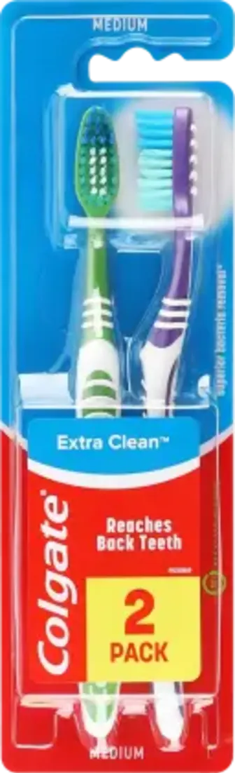 Зубна щітка Colgate Експерт чистоти середньої жорсткості 2 шт.