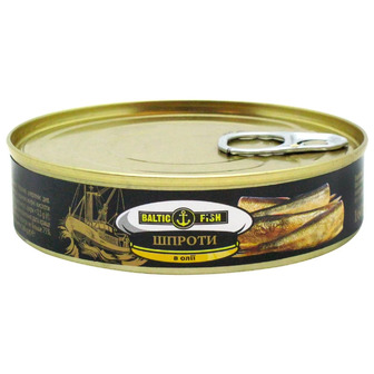 Шпроти Baltic Fish в олії 160 г (4751007739368)