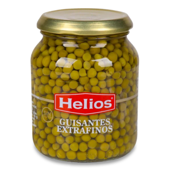 Горошок Helios зелений дрібний консервований