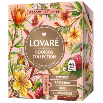Чай трав'яний Lovare Assorted Tisanes Ройбуш асорті 1.5 г х 32 шт (4823115405906)