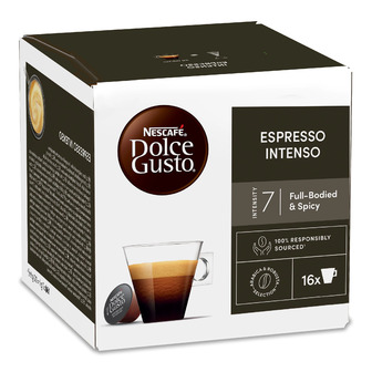 Кава Nescafe Dolce gusto Espresso intenso смажена мелена 7 г х 16 шт (7613036867436)