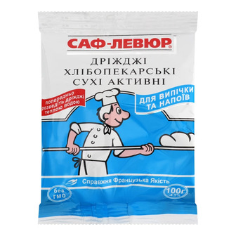 Дріжджі хлібопекарські сухі Саф-Левюр, 100 г