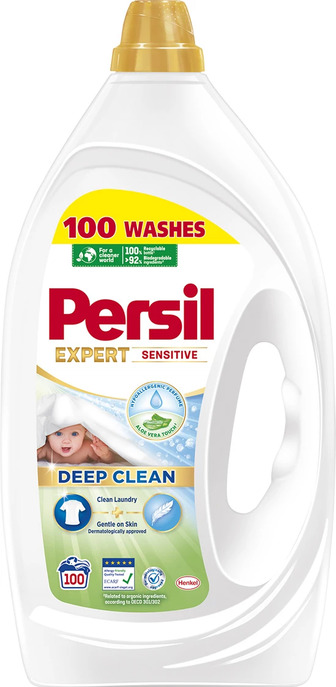 Гель для прання Persil Expert Sensitive Deep Clean 100 циклів прання 4.5 л (9000101565713)