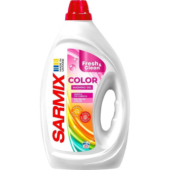 Гель для прання універсальний Sarmix Color, для кольорових речей, 900 мл (4820268103963)
