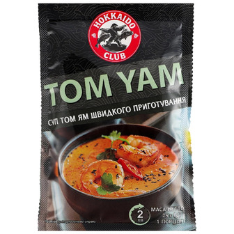 Суп Hokkaido Club Tom Yam швидкого приготування 25 г (4820172442950)