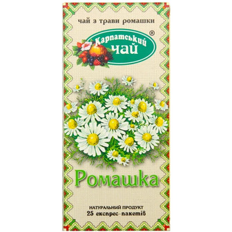 Чай трав'яний Карпатський Чай Ромашка 1 г х 25 шт (4820024210058)