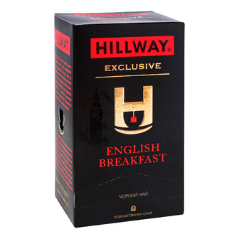 Чай чорний Hillway English Breakfast Exclusive цейлонський байховий 2 г х 25 шт (8886300990768)