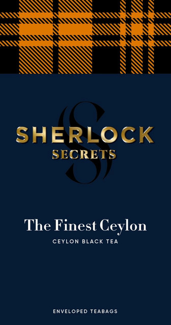 Чай Sherlock Secrets Finest Ceylon 22 пакетика (4823118604276)