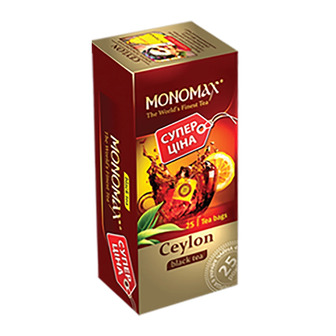 Чай чорний Мономах Ceylon Tea 2 г х 25 шт (4820010232507)