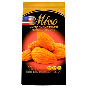 Мигдаль Misso ядра смажені 150 г (4820232570111)