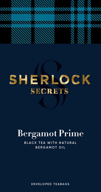 Чай чорний Sherlock Secrets Bergamont Prime 22 пакетиків (4823118604368)