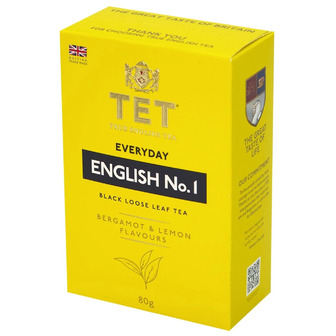 Чай чорний TET Everyday Earl Grey Бергамот та лимон 80 г (5060846024122)