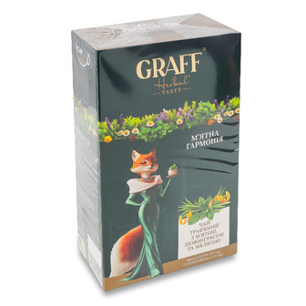 Чай трав'яний Graff М'ятна гармонія 2 г х 15 шт (4820279612164)