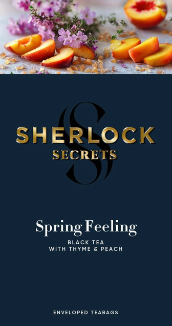 Чай чорний Sherlock Secrets Spring Feeling 22 пакетиків (4823118604337)
