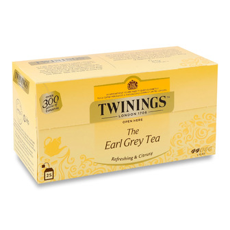 Чай чорний Twinings Earl Grey з бергамотом 2 г х 25 шт (70177077563)