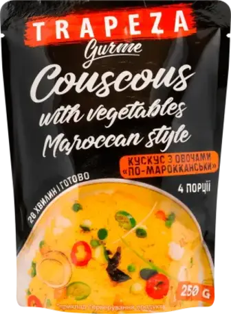 Крупа Trapeza Кускус з овочами по-марокканськи 250 г