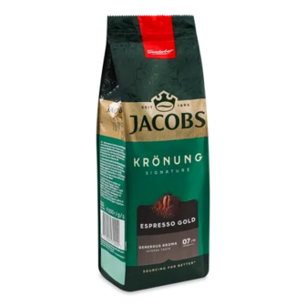 Кава мелена Jacobs Espresso Gold Kronung смажена, 200г (200г)