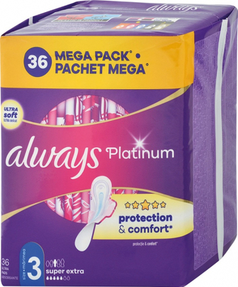 Прокладки Always Platinum Super extra 36шт