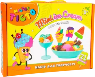 Набір для творчості Strateg Містер тісто Mini Cream