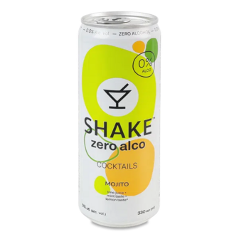 Напій Shake Cocktails Mojito безаолкогольний з/б (0,33л)