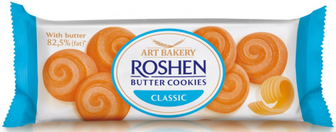 Печиво Roshen здобне  з маслом класичне 140г 12шт