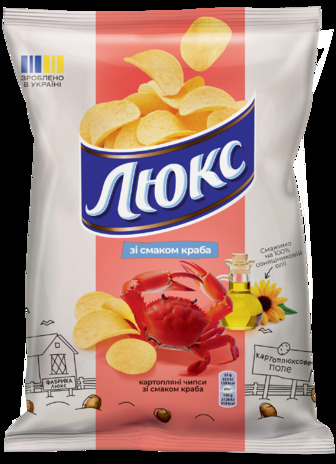 Чіпси Люкс Краб 105г