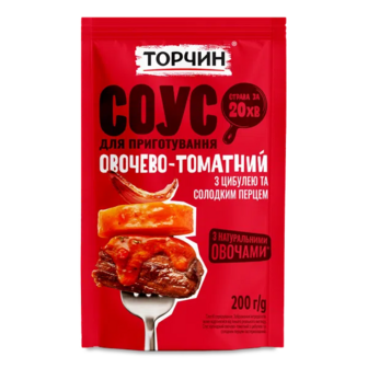 Соус Торчин Овочево-томатний з цибулею та перцем
