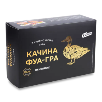 Фуа-гра качина шматок заморожена в/у (100г)