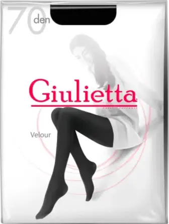 Колготи Giulietta Velour 70 Den 2 p nero