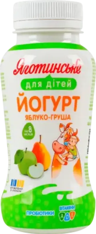 Йогурт Яготинський Яблуко та Груша 1.5% 185 г