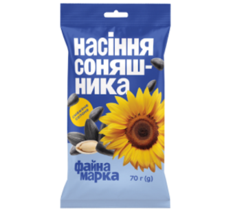 Насіння Файна Марка смажене солоне 70г