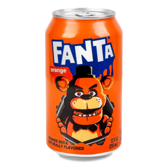 Напій Fanta зі смаком апельсину газований з/б (0,355л)