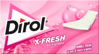 Жувальна гумка Dirol X-Fresh Bubble зі смаком фруктів та м`яти 13.5 г