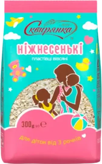 Пластівці вівсяні Сквирянка Ніжнесенькі не потребують варіння 300 г