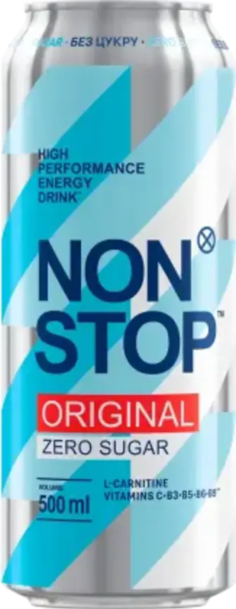 Напій енергетичний Non Stop без цукру 0.5 л