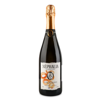 Вино ігристе Nephalia Blanc de Blancs безалкогольне (0,75л)