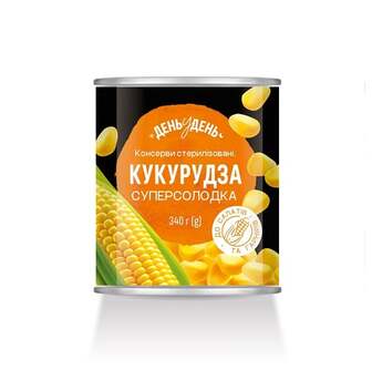 Кукурудза 340 г День у День суперсолодка з/б 