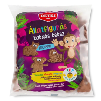 Печиво Detki «Звірятка» зі смаком какао (160г)