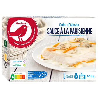 Риба Auchan по-паризьки заморожена 450 г (3596710534067)