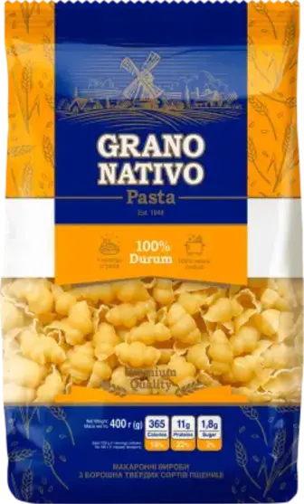 Макаронні вироби Grano Nativo Мушлі 400 г