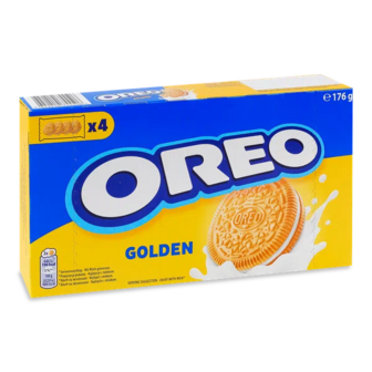 Печиво Oreo Golden з начинкою з ванільним смаком (176г)