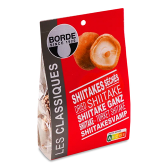 Гриби Borde Шиїтаке цілі сушені (20г)