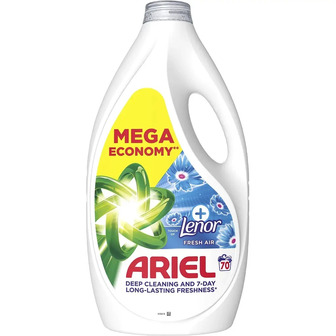 Гель для прання Ariel Дотик свіжого повітря Lenor 70 циклів прання 3.15 л (8700216691901)