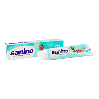 Дитяча зубна паста Sanino Дбайлива турбота для дитячих зубів 75 мл (8690506545192)