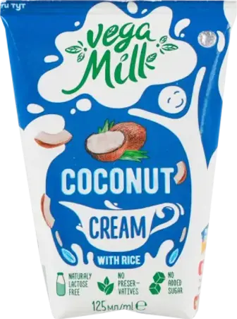 Вершки Vega Milk Кокосові з рисом 125 г