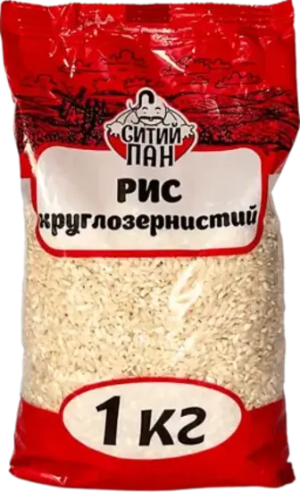 Рис Ситий Пан круглий 1 кг