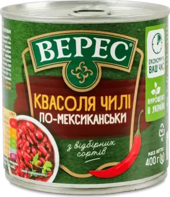 Квасоля Верес Чилі по-мексиканськи 400 г