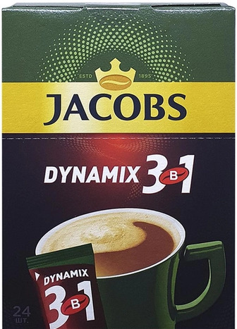 Кава Jacobs 3в1 Динамікс розч. стік