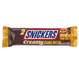 Батончик Snickers Creamy арах.масло 36,5г