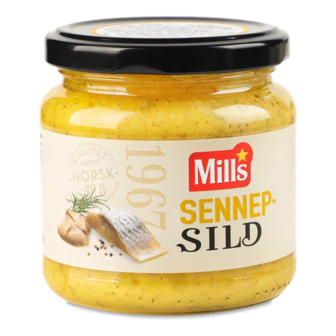 Оселедець Mills в гірчичному соусі з цибулею (240г)